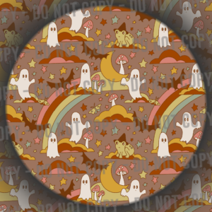 Rainbow Halloween - Retro