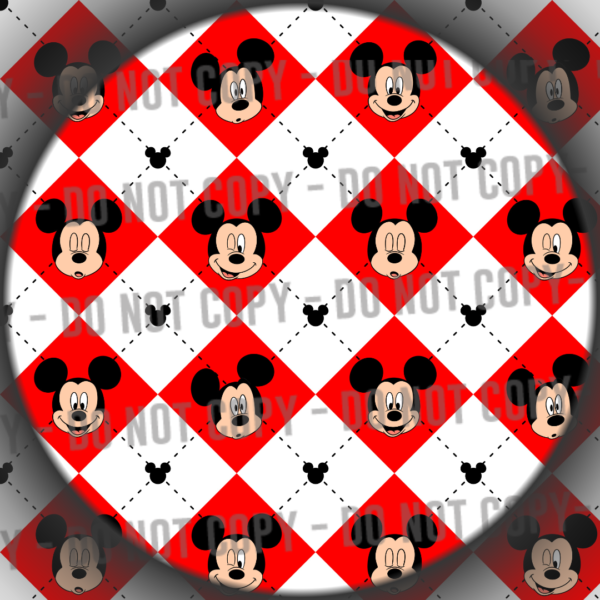 Red & White Mouse Diamonds
