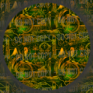 Ring Map - Green & Gold