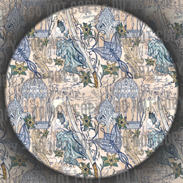 Rivendell Map - Parchment