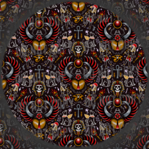 Sacred Scarab - Red Gold