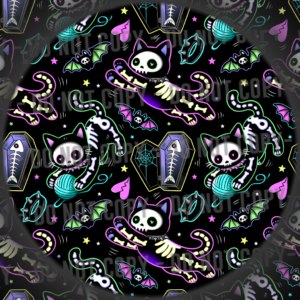 Skelly Cat - Rainbow