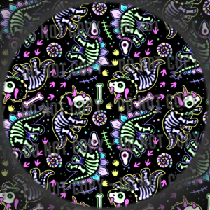 Skelly Dinos - Pastel