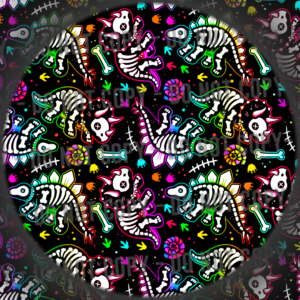 Skelly Dinos - Rainbow