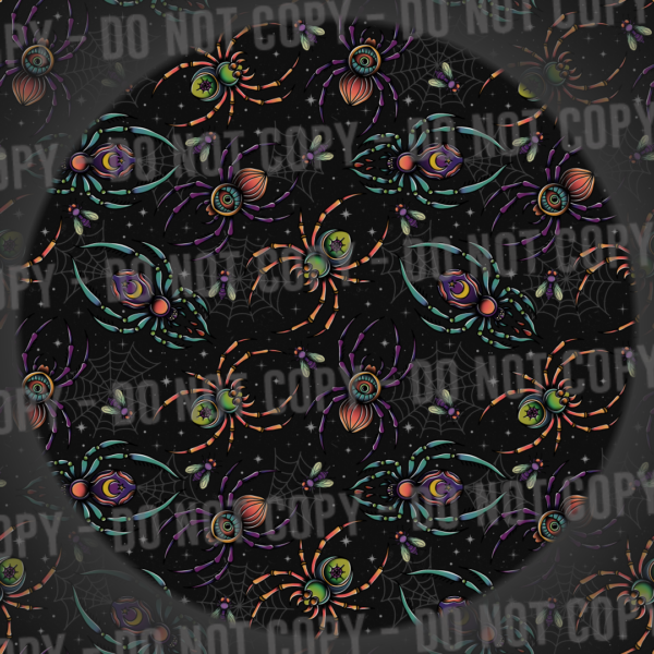 Tattoo Spiders - Charcoal