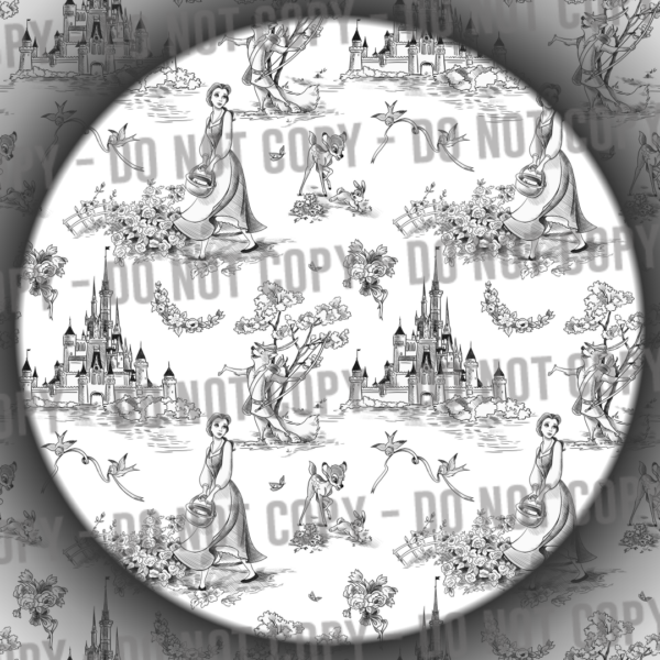 Toile Characters - Black