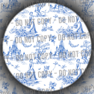 Toile Characters - Blue