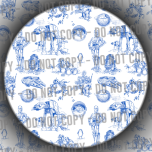 Toile Space - Blue