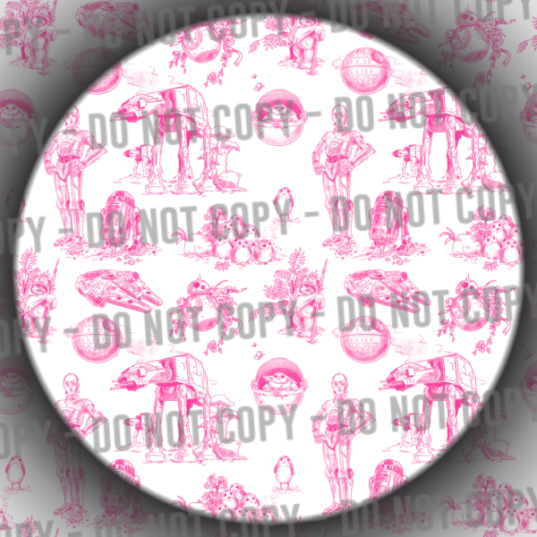 Toile Space - Pink