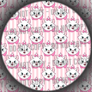 White Cat Stripes - 1
