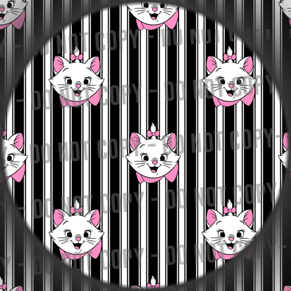 White Cat Stripes - 2