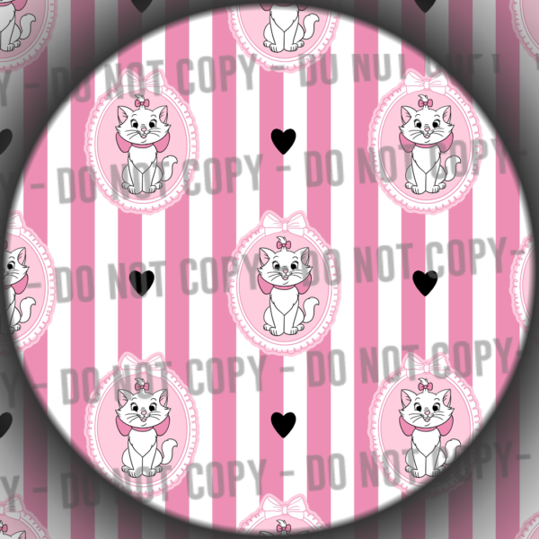 White Cat Stripes - 3