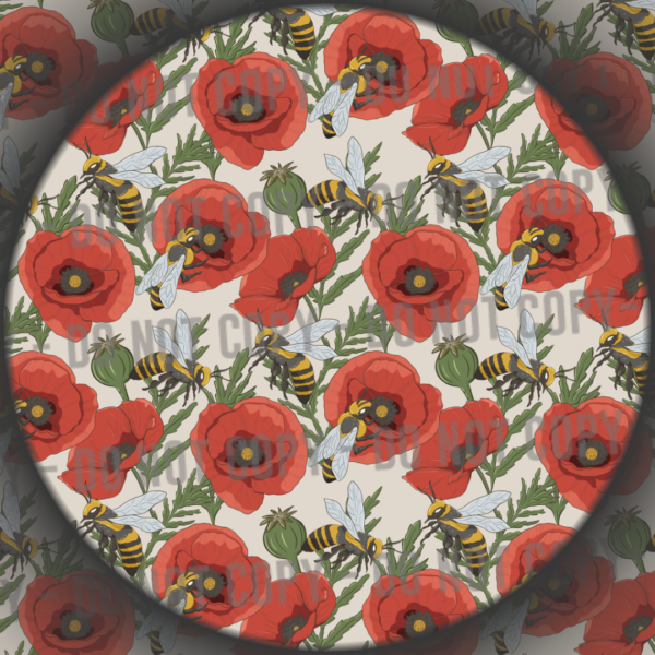 Poppies & Bees